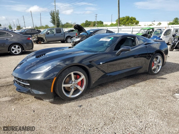 2014 Chevrolet Corvette Stingray 3LT with VIN 1G1YF2D79E5109175, listed as a Copart auction lot 69514604 with 17,514 mi miles and Clean Title. Bid and sale history available at carsss.com. Image 1.