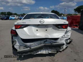 2024 Nissan Sentra SV with VIN 3N1AB8CV0RY262918, listed as a Copart auction lot 51823535 with 38,734 mi miles and Non Repairable. Bid and sale history available at DreamBid. Image 6.