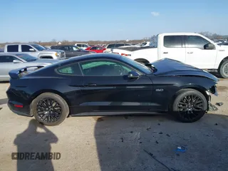 2019 Ford Mustang GT with VIN 1FA6P8CFXK5201985, listed as a IAAI auction lot 41740987 with 77,500 mi miles. Bid and sale history available at carsss.com. Image 13.