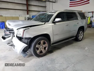 2017 GMC Yukon SLT with VIN 1GKS1BKC4HR389018, listed as a Copart auction lot 44528835 with 155,225 mi miles and Salvage Title. Bid and sale history available at carsss.com. Image 1.