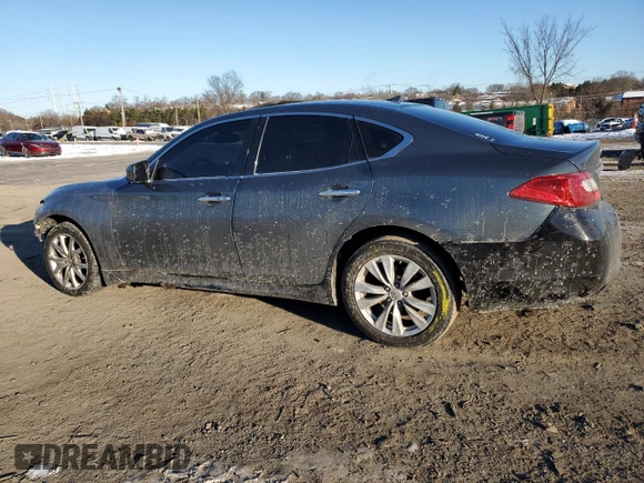 2011 Infiniti M with VIN JN1BY1AR6BM373546, listed as a Copart auction lot 87723595 with 284,173 mi miles and Salvage Title. Bid and sale history available at carsss.com. Image 2.