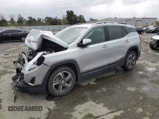 2021 GMC Terrain SLT z VIN 3GKALPEV9ML304403, wystawiony jako Copart lot #50908395 z przebiegiem 78 658 mil mil oraz Szkoda całkowita • Salvage title. Historia ofert i sprzedaży dostępna na DreamBid. Obrazek 1.