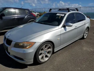 2006 BMW 3 Series 330i with VIN WBAVB33596PS17634, listed as a Copart auction lot 47486315 with 132,202 mi miles and Clean Title. Bid and sale history available at carsss.com. Image 1.