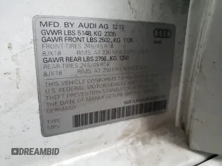 2014 Audi allroad Premium Plus with VIN WA1UFAFL8EA089139, listed as a Copart auction lot 76085834 with 70,960 mi miles and Salvage Title. Bid and sale history available at carsss.com. Image 12.