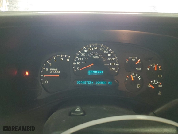 2004 Chevrolet Avalanche Z71 with VIN 3GNEK12T54G216464, listed as a Copart auction lot 46102235 with 184,803 mi miles and Salvage Title. Bid and sale history available at carsss.com. Image 9.