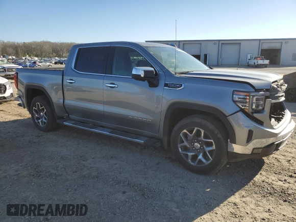 2024 GMC Sierra 1500 SLT with VIN 3GTPHDED5RG182829, listed as a Copart auction lot 49139635 with 28,792 mi miles and Salvage title. Bid and sale history available at DreamBid. Image 4.