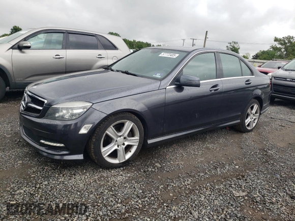 2011 Mercedes-Benz C 300 Sport with VIN WDDGF8BB3BR176510, listed as a Copart auction lot 57772405 with 118,069 mi miles and Salvage title. Bid and sale history available at DreamBid. Image 1.