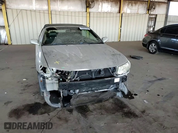 2002 Toyota Solara SE with VIN 2T1FF28PX2C580985, listed as a Copart auction lot 83092354 with 264,668 mi miles and Salvage Title. Bid and sale history available at DreamBid. Image 10.