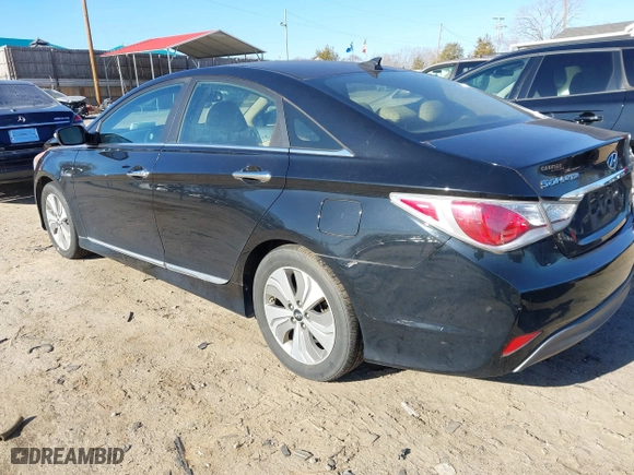 2013 Hyundai Sonata Hybrid with VIN KMHEC4A45DA100712, listed as a IAAI auction lot 41493504 with 1 mi miles. Bid and sale history available at carsss.com. Image 3.