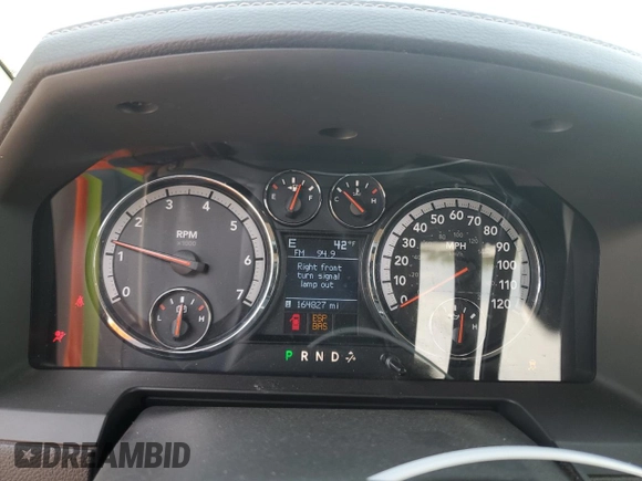 2009 Dodge 1500 Laramie with VIN 1D3HB18T99S731360, listed as a Copart auction lot 54969195 with 164,827 mi miles and Clean Title. Bid and sale history available at DreamBid. Image 9.