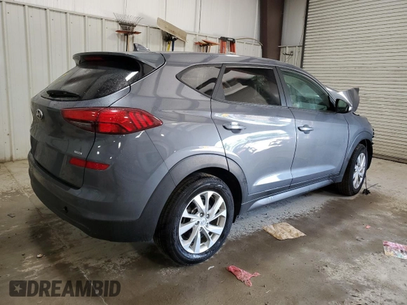 2019 Hyundai Tucson SE with VIN KM8J2CA43KU992708, listed as a Copart auction lot 57104054 with 0 mi miles and Non Repairable. Bid and sale history available at carsss.com. Image 3.