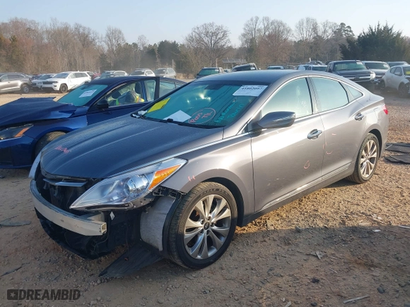 2013 Hyundai Azera with VIN KMHFG4JG6DA243655, listed as a IAAI auction lot 41802097 with 135,677 mi miles. Bid and sale history available at carsss.com. Image 18.