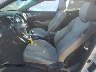 2012 Hyundai Veloster w/Gray Int with VIN KMHTC6AD2CU074277, listed as a Copart auction lot 44045205 with 180,489 mi miles and Salvage title. Bid and sale history available at DreamBid. Image 7.