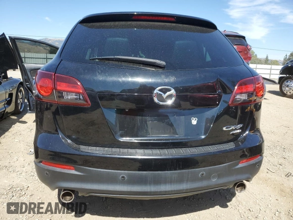 2014 Mazda CX-9 Touring with VIN JM3TB3CA7E0429194, listed as a Copart auction lot 58377965 with 129,101 mi miles and Salvage title. Bid and sale history available at DreamBid. Image 6.