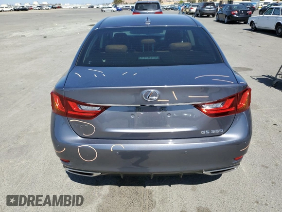 2013 Lexus GS 350 with VIN JTHBE1BLXD5016656, listed as a Copart auction lot 58425285 with 104,059 mi miles and Salvage title. Bid and sale history available at DreamBid. Image 6.