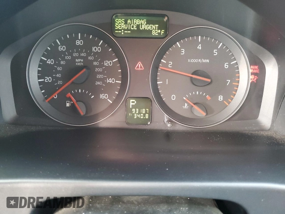 2008 Volvo S40 2.4L z VIN YV1MS390682382013, wystawiony jako Copart lot #58504335 z przebiegiem 93 187 mil mil oraz Szkoda całkowita • Salvage title. Historia ofert i sprzedaży dostępna na DreamBid. Obrazek 9.