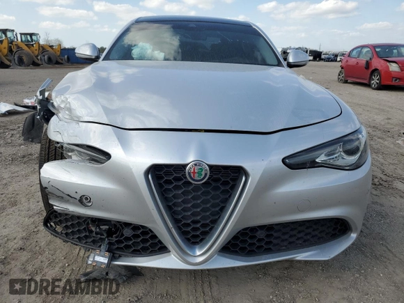 2021 Alfa Romeo Giulia Ti Sport with VIN ZARFAMBNXM7639691, listed as a Copart auction lot 48665115 with Not provided miles and Salvage title. Bid and sale history available at DreamBid. Image 5.
