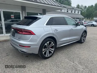 2019 Audi Q8 Premium Plus z VIN WA1BVAF19KD030815, wystawiony jako Copart lot #60911975 z przebiegiem 121 239 mil mil oraz Czysty tytuł • Clean title. Historia ofert i sprzedaży dostępna na DreamBid. Obrazek 4.