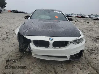 2015 BMW M4 with VIN WBS3R9C53FK334544, listed as a Copart auction lot 55612765 with 78,781 mi miles and Salvage title. Bid and sale history available at DreamBid. Image 5.