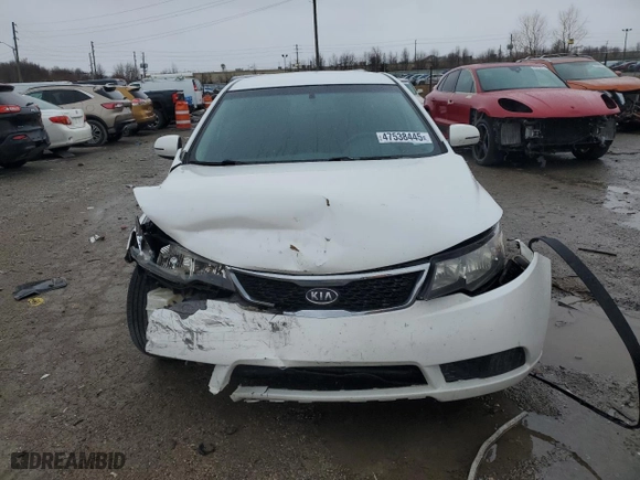 2013 Kia Forte EX with VIN KNAFU4A21D5719740, listed as a Copart auction lot 47538445 with NaN miles and Salvage Title. Bid and sale history available at carsss.com. Image 5.
