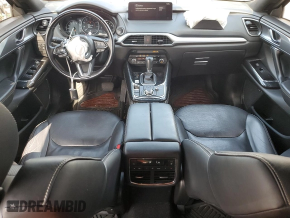 2021 Mazda CX-9 Grand Touring with VIN JM3TCBDY4M0539332, listed as a Copart auction lot 54756125 with 65,614 mi miles and Salvage title. Bid and sale history available at DreamBid. Image 8.