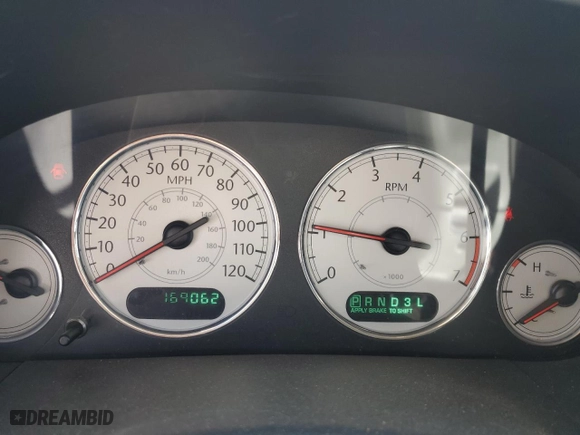 2006 Chrysler Town & Country LWB Limited with VIN 2A8GP64L06R743573, listed as a Copart auction lot 46084965 with 169,062 mi miles and Salvage Title. Bid and sale history available at carsss.com. Image 9.