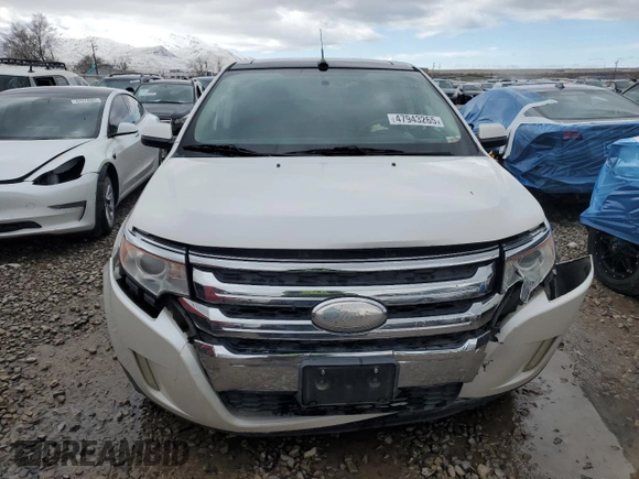 2014 Ford Edge SEL with VIN 2FMDK3JC8EBA62575, listed as a Copart auction lot 47943265 with 125,195 mi miles and Salvage Title. Bid and sale history available at carsss.com. Image 5.