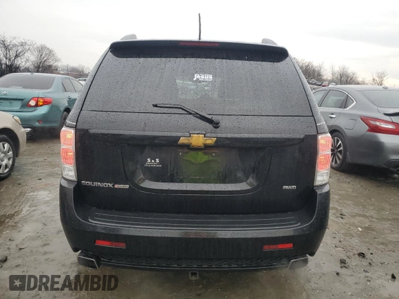 2008 Chevrolet Equinox Sport with VIN 2CNDL737486015125, listed as a Copart auction lot 43129345 with 160,077 mi miles and Salvage Title. Bid and sale history available at carsss.com. Image 6.