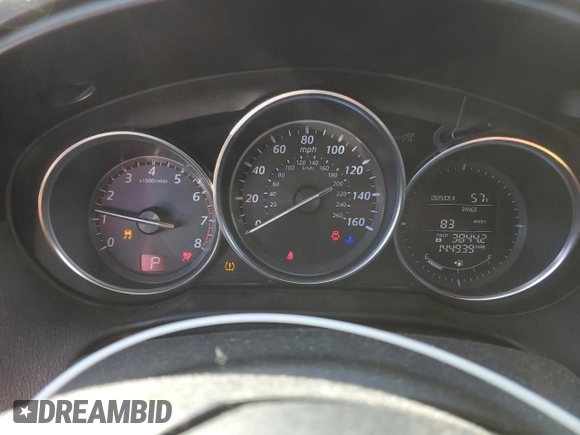 2014 Mazda CX-5 Grand Touring with VIN JM3KE4DY8E0421660, listed as a Copart auction lot 48588525 with 144,939 mi miles and Salvage Title. Bid and sale history available at DreamBid. Image 9.