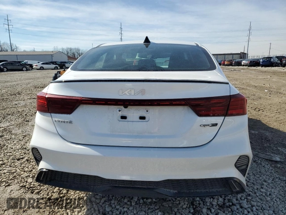 2024 Kia Forte GT-Line with VIN 3KPF54AD9RE726447, listed as a Copart auction lot 45429515 with 19,542 mi miles and Salvage Title. Bid and sale history available at carsss.com. Image 6.