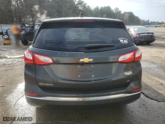2020 Chevrolet Equinox LT with VIN 3GNAXKEV8LS677611, listed as a Copart auction lot 44700245 with 69,142 mi miles and Salvage Title. Bid and sale history available at carsss.com. Image 6.