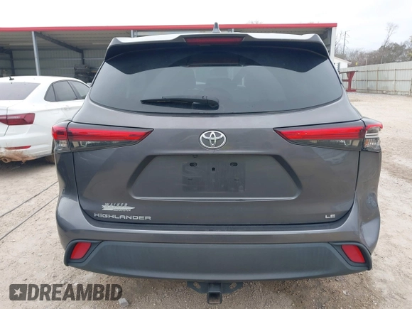 2021 Toyota Highlander L with VIN 5TDZZRAH8MS059113, listed as a IAAI auction lot 41590682 with 60,150 mi miles and . Bid and sale history available at DreamBid. Image 16.