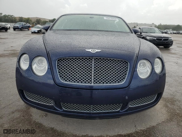 2008 Bentley Continental GT with VIN SCBDR33W08C056249, listed as a Copart auction lot 70410434 with 26,881 mi miles and Salvage Title. Bid and sale history available at carsss.com. Image 5.