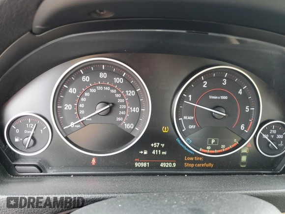 2018 BMW 3 Series with VIN WBA8F1C55JK898449, listed as a Copart auction lot 47786005 with 90,981 mi miles and Salvage title. Bid and sale history available at DreamBid. Image 9.