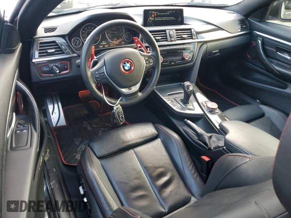 2016 BMW 4 Series 428i xDrive with VIN WBA3N9C58GK251015, listed as a Copart auction lot 86592934 with 90,284 mi miles and Salvage Title. Bid and sale history available at carsss.com. Image 8.