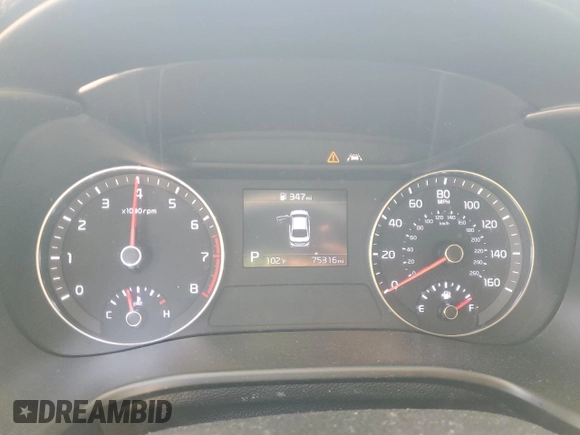2021 Kia Forte LXS with VIN 3KPF24ADXME358717, listed as a Copart auction lot 63346505 with 75,316 mi miles and Clean title. Bid and sale history available at DreamBid. Image 9.