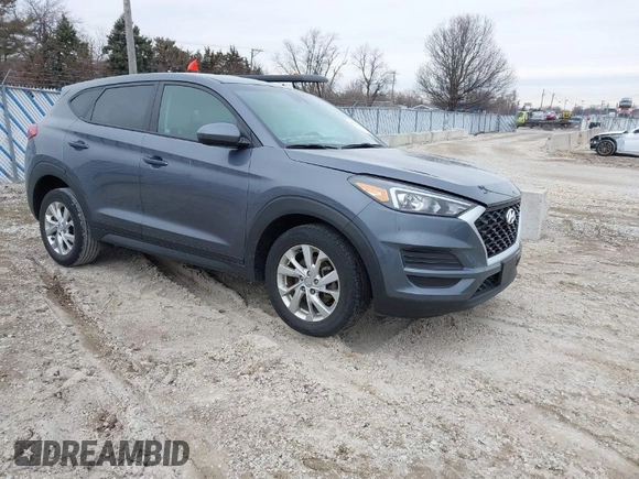 2021 Hyundai Tucson SE with VIN KM8J23A40MU299596, listed as a IAAI auction lot 41513198 with 54,284 mi miles and . Bid and sale history available at DreamBid. Image 1.