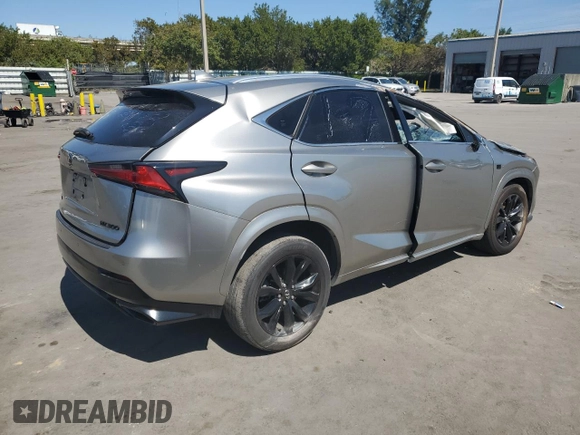 2020 Lexus NX 300 F Sport z VIN JTJSARBZ6L5002443, wystawiony jako Copart lot #45483525 z przebiegiem 50 843 mil mil oraz Nie do naprawy • Non repairable. Historia ofert i sprzedaży dostępna na DreamBid. Obrazek 3.
