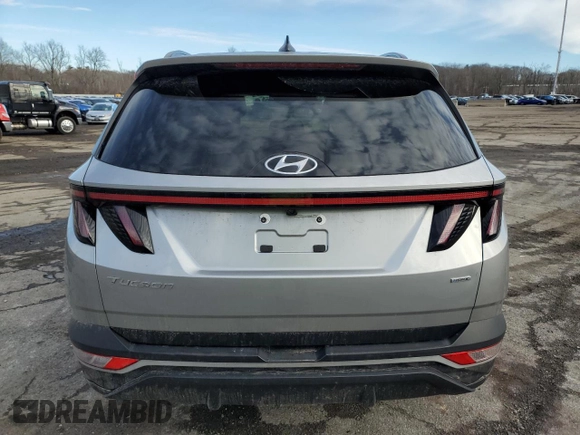 2022 Hyundai Tucson SEL with VIN 5NMJBCAEXNH144057, listed as a Copart auction lot 86635124 with 18,133 mi miles and Salvage Title. Bid and sale history available at carsss.com. Image 6.