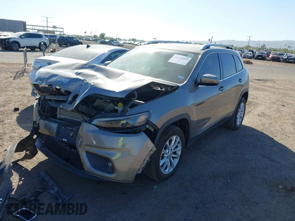 2019 Jeep Cherokee Latitude with VIN 1C4PJLCB2KD474165, listed as a IAAI auction lot 42100594 with 91,363 mi miles and . Bid and sale history available at DreamBid. Image 17.