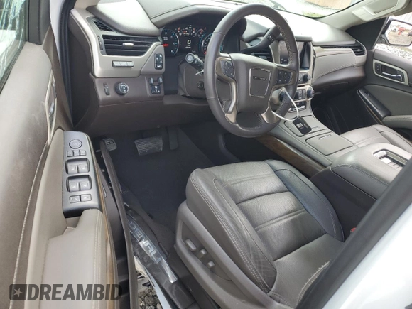 2019 GMC Yukon Denali with VIN 1GKS1CKJ6KR268230, listed as a Copart auction lot 47489035 with 49,549 mi miles and Salvage Title. Bid and sale history available at carsss.com. Image 8.