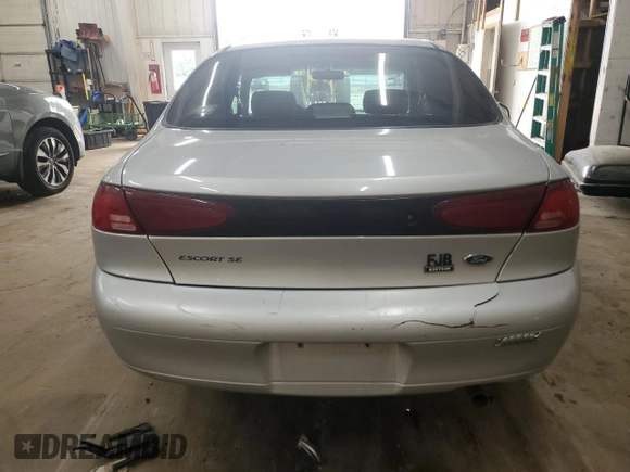 2002 Ford Escort Fleet Standard with VIN 3FAFP13P82R144456, listed as a Copart auction lot 58832935 with 124,502 mi miles and Salvage title. Bid and sale history available at DreamBid. Image 6.