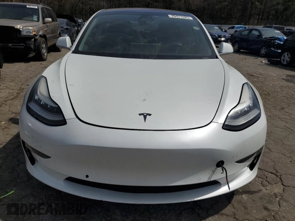 2018 Tesla Model 3 Long Range Battery with VIN 5YJ3E1EA0JF164891, listed as a Copart auction lot 49471525 with 78,444 mi miles and Salvage Title. Bid and sale history available at DreamBid. Image 5.