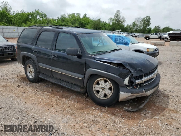 2002 Chevrolet Tahoe LT with VIN 1GNEC13Z52R303777, listed as a Copart auction lot 54942055 with 291,043 mi miles and Salvage title. Bid and sale history available at DreamBid. Image 4.