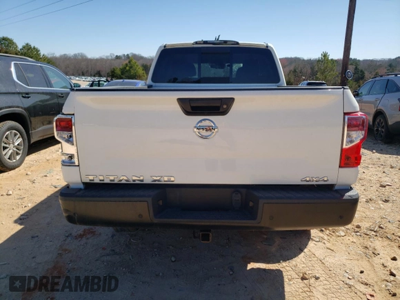 2022 Nissan Titan SV z VIN 1N6AA1FA2NN106402, wystawiony jako Copart lot #48578755 z przebiegiem 22 447 mil mil oraz Szkoda całkowita • Salvage title. Historia ofert i sprzedaży dostępna na DreamBid. Obrazek 6.