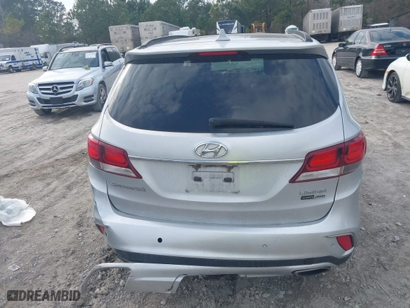 2017 Hyundai Santa Fe Limited Ultimate with VIN KM8SRDHF2HU175865, listed as a IAAI auction lot 41513550 with 1 mi miles. Bid and sale history available at carsss.com. Image 17.