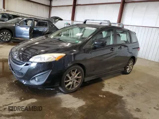 2012 Mazda 5 Touring with VIN JM1CW2CL1C0110282, listed as a Copart auction lot 69524284 with 108,872 mi miles and Salvage Title. Bid and sale history available at DreamBid. Image 1.
