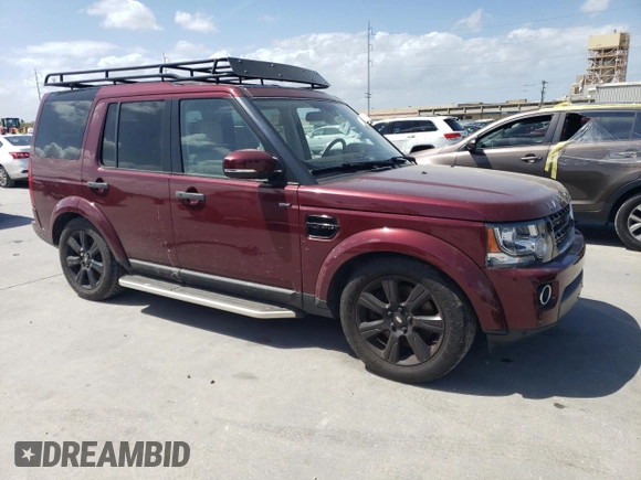 2016 Land Rover LR4 HSE with VIN SALAG2V69GA800821, listed as a Copart auction lot 49804315 with 79,862 mi miles and Salvage Title. Bid and sale history available at DreamBid. Image 4.