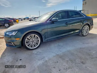 2017 Audi A4 Premium Plus with VIN WAUENAF45HN025835, listed as a Copart auction lot 62042555 with 81,381 mi miles and Salvage title. Bid and sale history available at DreamBid. Image 1.