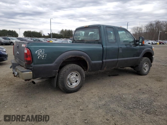 2011 Ford Super Duty F-250 SRW XL with VIN 1FT7X2B69BEA74708, listed as a Copart auction lot 46796725 with 156,521 mi miles and Clean Title. Bid and sale history available at carsss.com. Image 3.